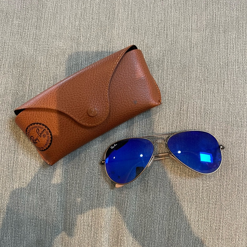 Purple Ray Ban Aviators